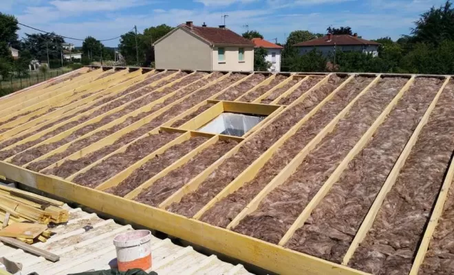 Pose de charpente, Lavaur, Truc et Fils