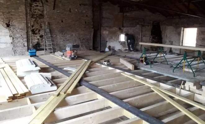 Pose de charpente, Lavaur, Truc et Fils