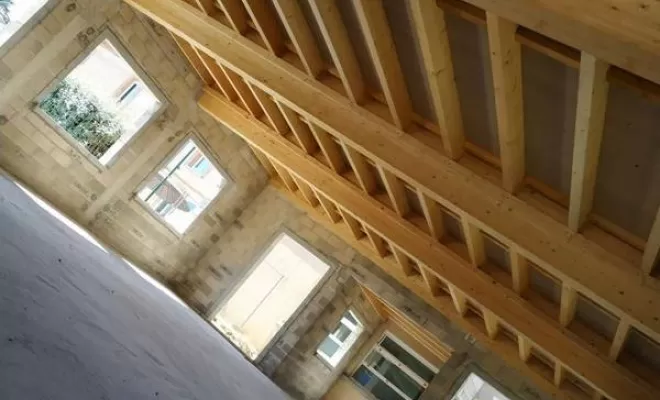 Pose de charpente, Lavaur, Truc et Fils